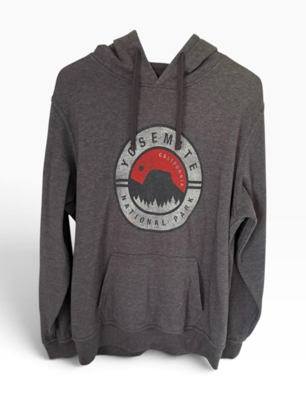 The North Face Men's Dark Gray Yosemite Graphic Pullover Hoodie Size Large
